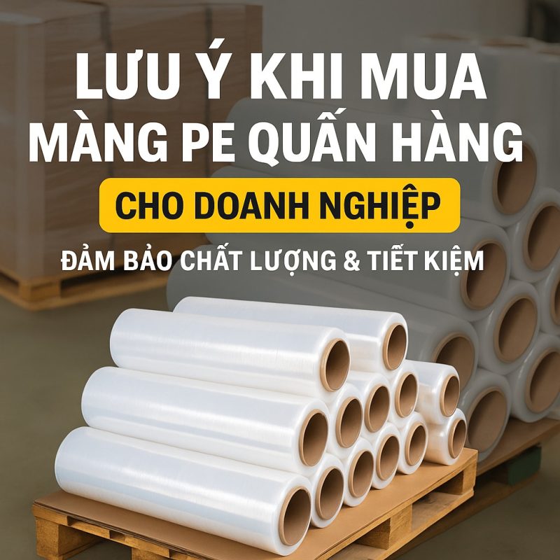 Lưu Ý Khi Mua Màng PE Quấn Hàng Cho Doanh Nghiệp – Đảm Bảo Chất Lượng & Tiết Kiệm 2 Lưu Ý Khi Mua Màng PE Quấn Hàng Cho Doanh Nghiệp – Đảm Bảo Chất Lượng & Tiết Kiệm