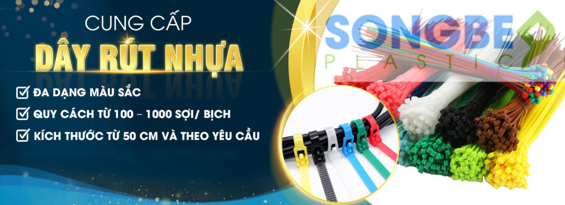 Những lưu ý quan trọng khi sử dụng dây rút nhựa | Sông Bé Plastic – Hướng dẫn kỹ thuật an toàn 2 Dây rút nhựa Sông Bé Plastic