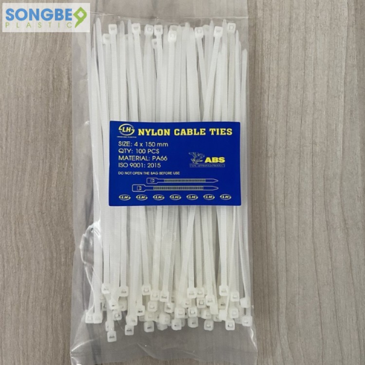 Dây rút nhựa 4x150 – Bền chắc, chất lượng cao | Sông Bé Plastic 7 Dây rút nhựa 4x150mm (15cm)