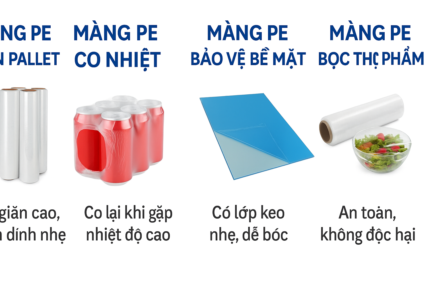 Lưu Ý Khi Chọn Mua Màng PE Chất Lượng, Giá Tốt | Sông Bé Plastic 3 mang pe