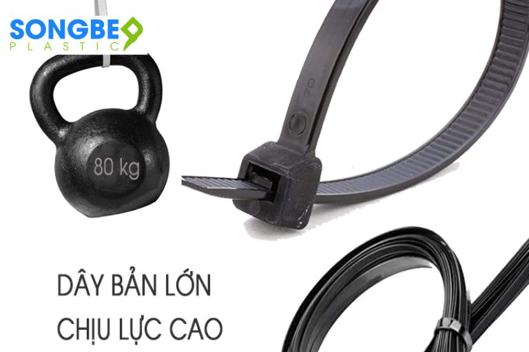 Cách sử dụng dây rút nhựa bản lớn